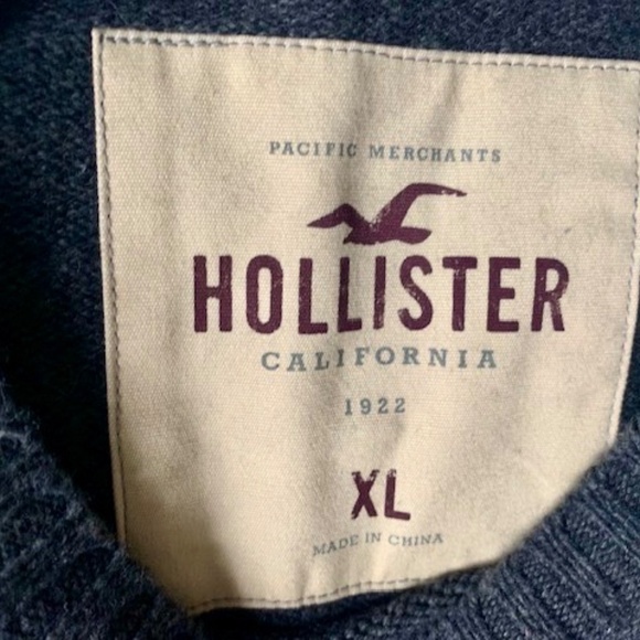 Hollister like new grey sweater xl wool mix - Picture 4 of 5